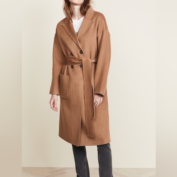 ANINE BING Dylan Coat Camel - Picture 1 of 10